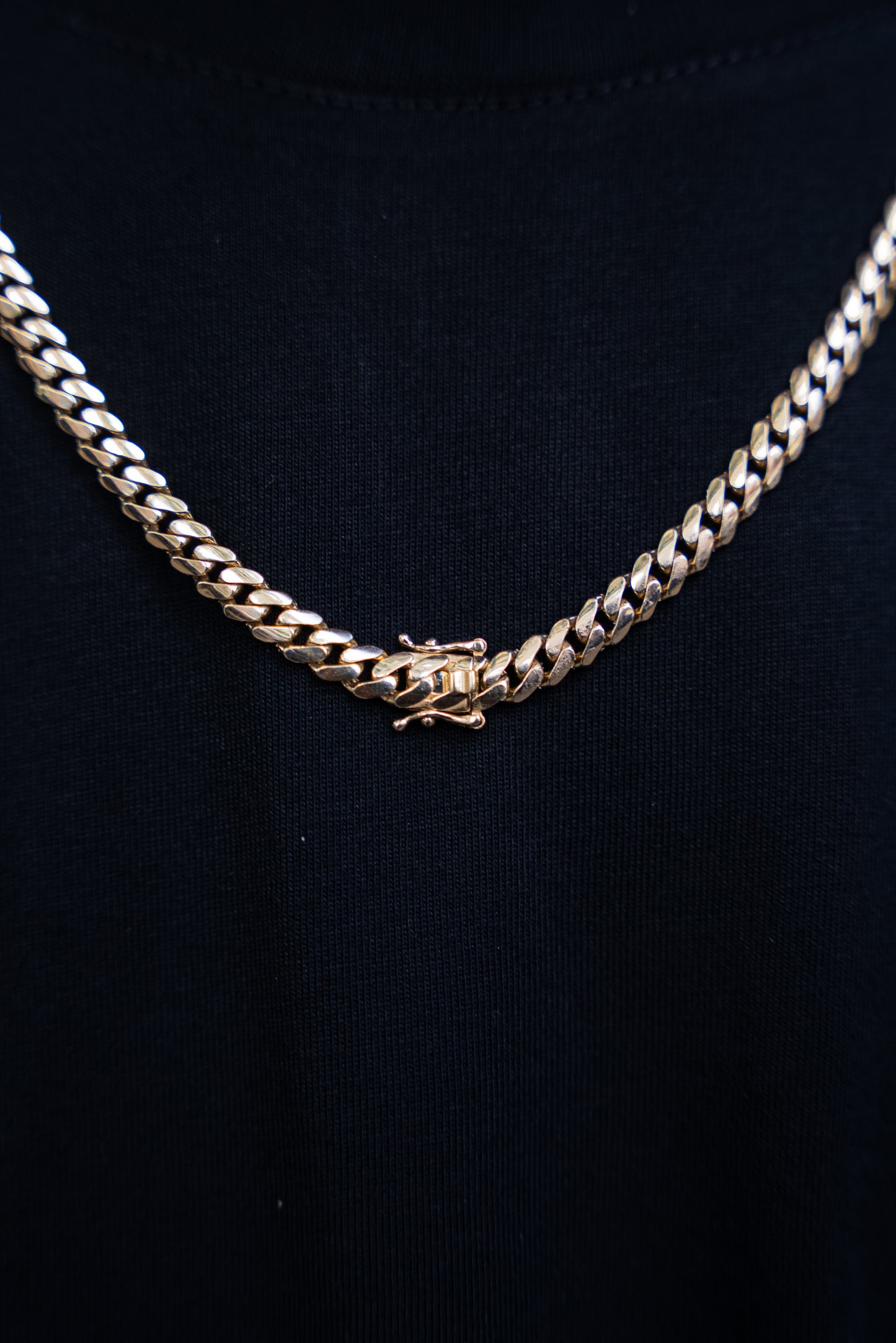14K SEMI SOLID MIAMI CUBAN