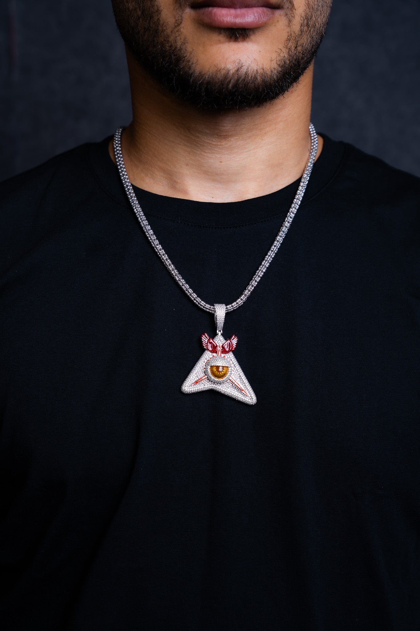 925 ICE CHAIN + ALOFOKE PENDANT