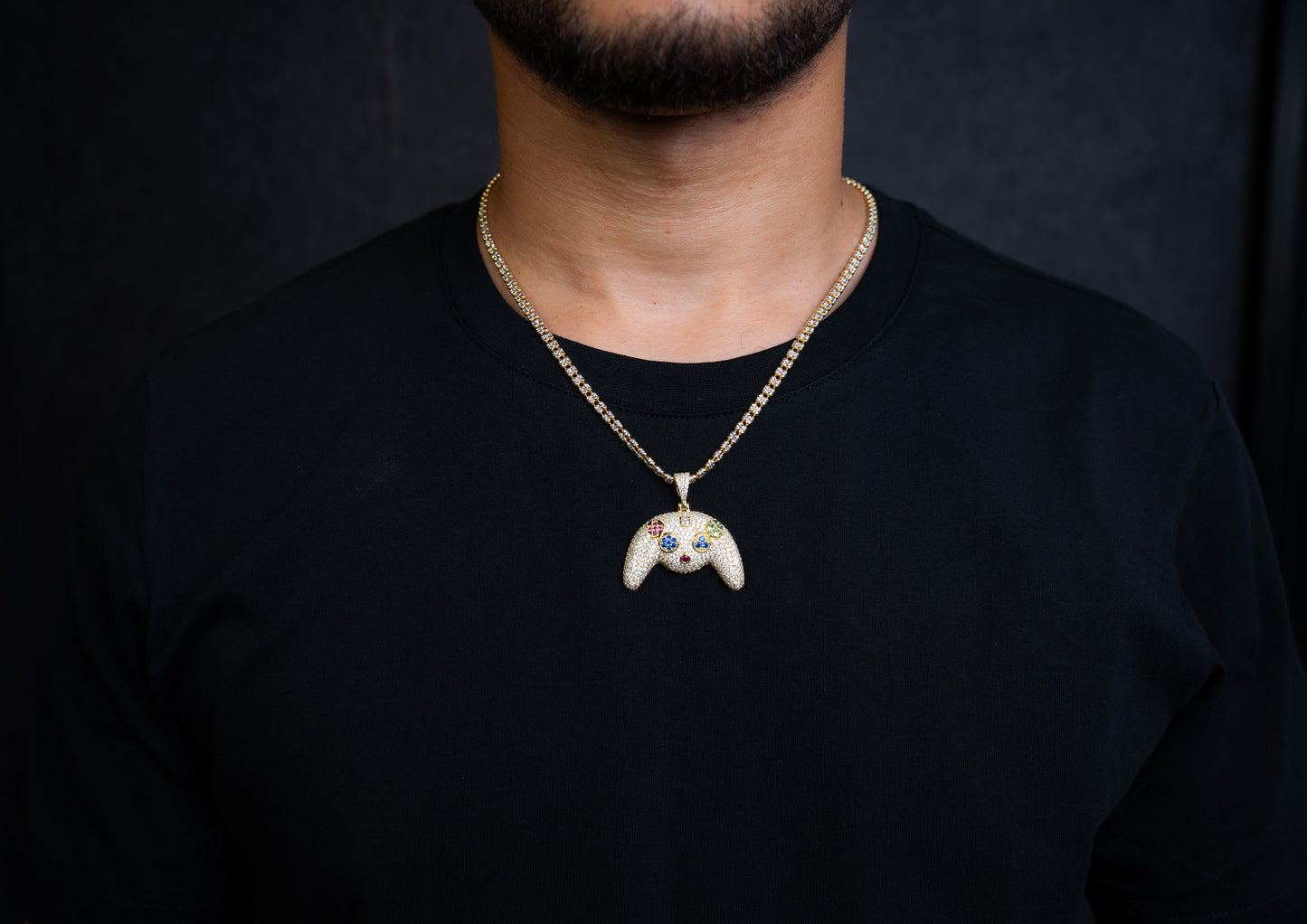 925 GAME PENDANT + ICE CHAIN 2MM