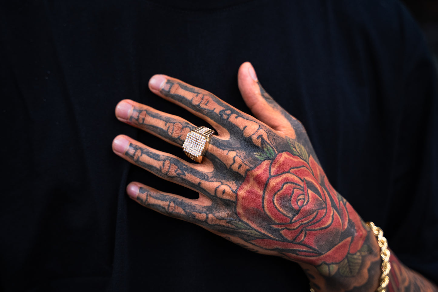 14K FULL CZ RING