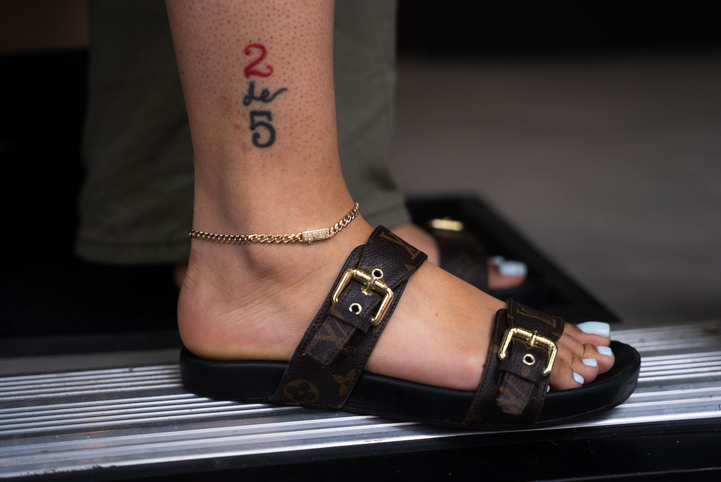 14K ANKLE BRACELET