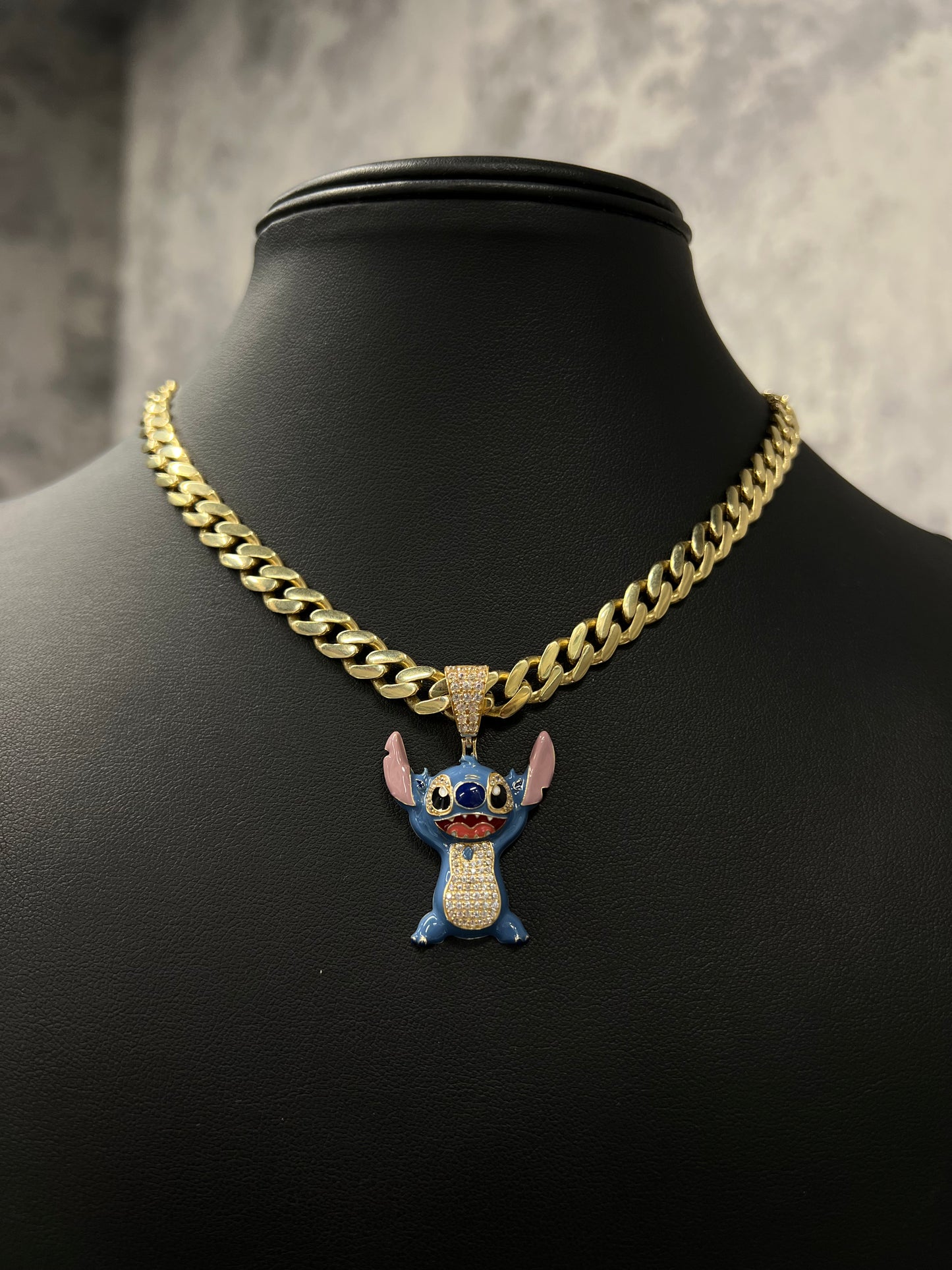 14K CHOCKER WITH LILO PENDANT
