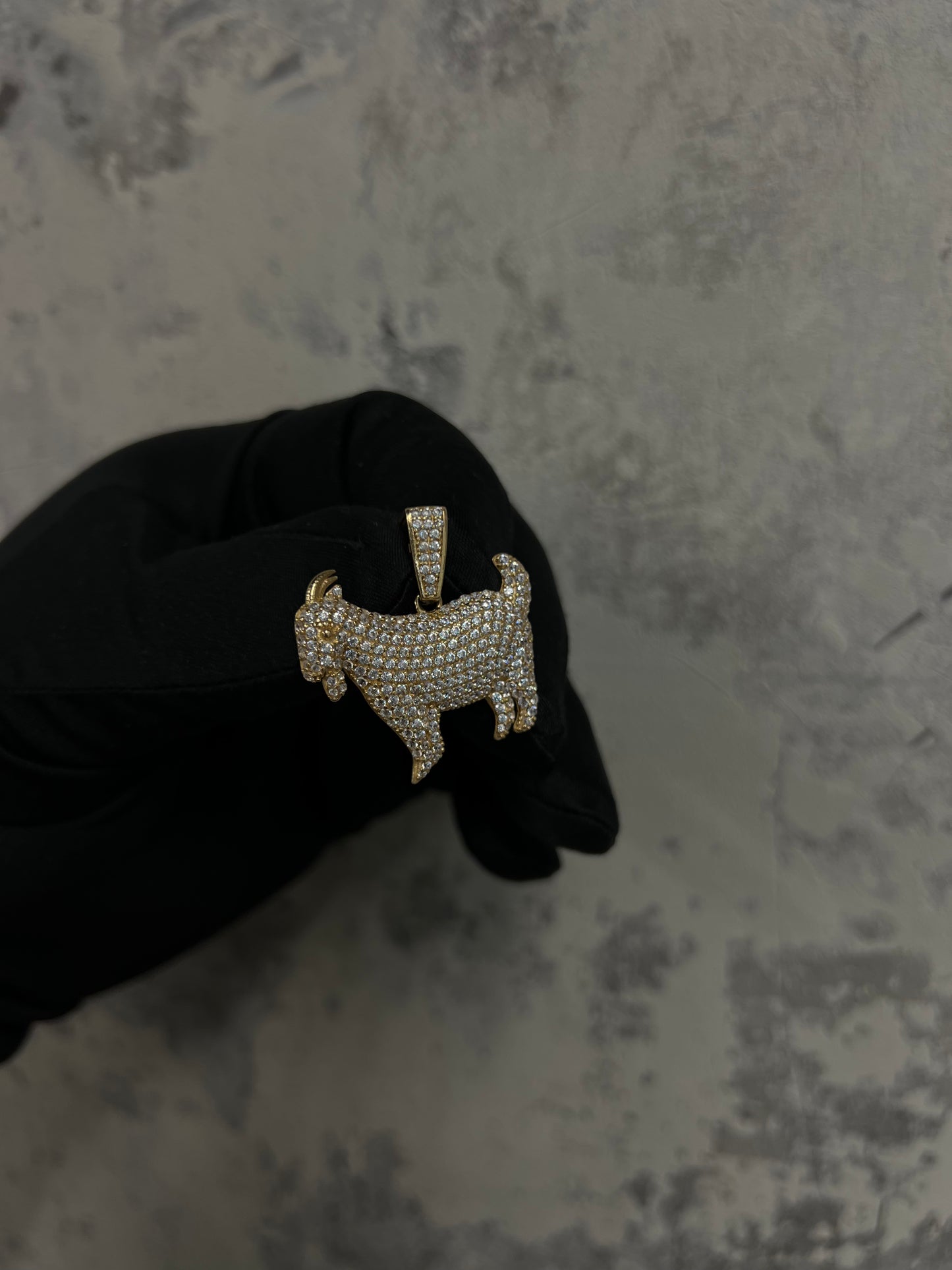 14K GOAT PENDANT
