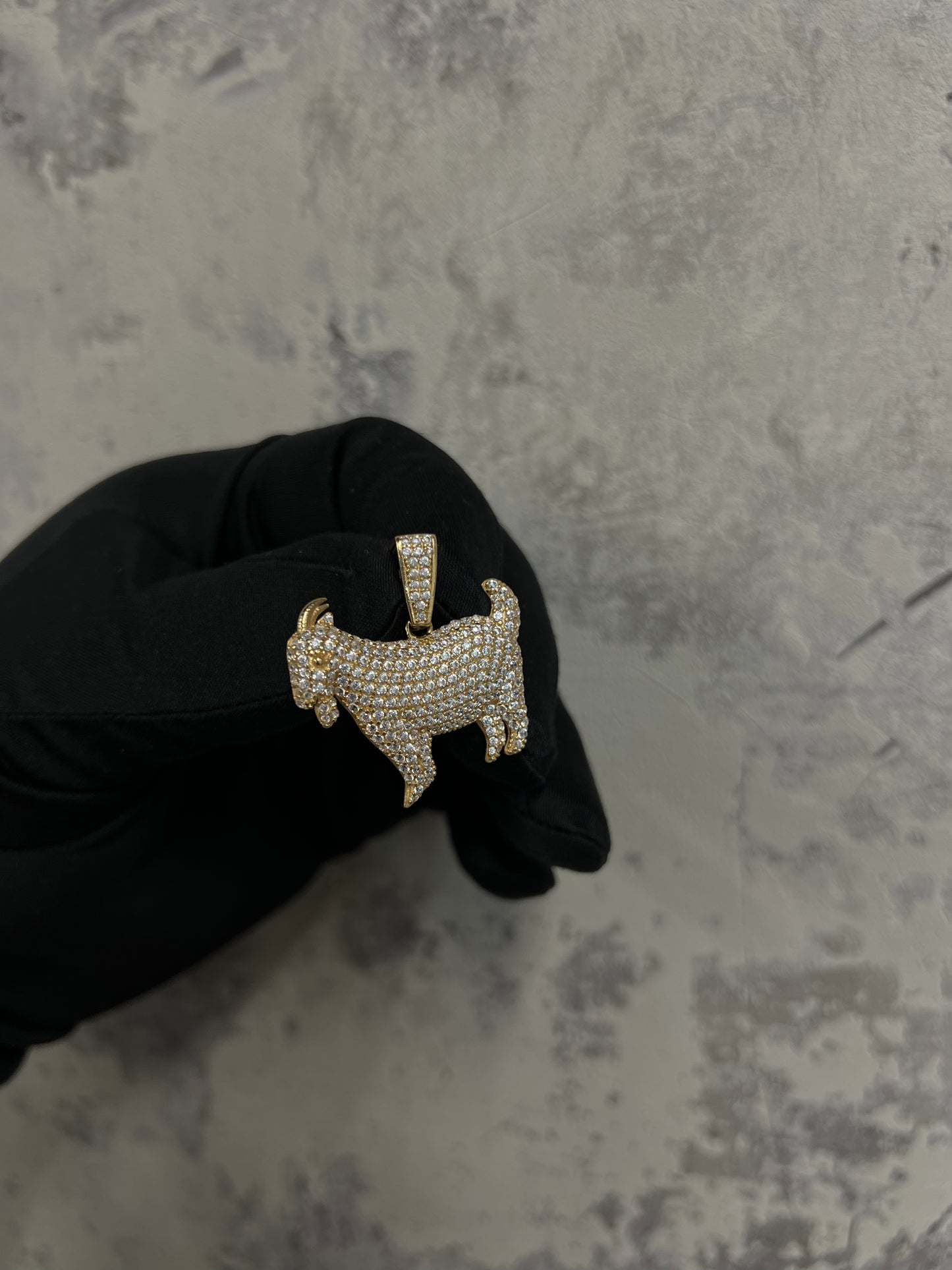 14K GOAT PENDANT