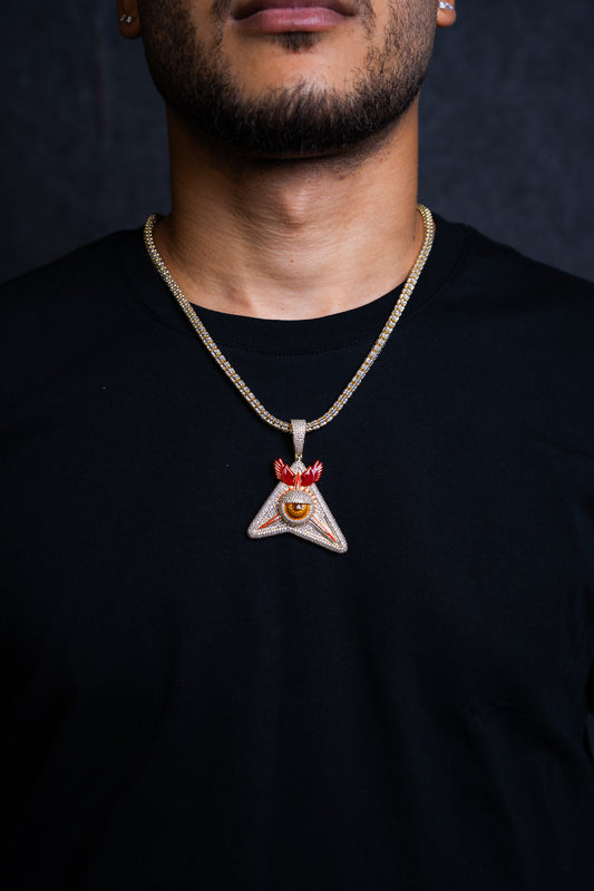 925 ALOFOKE PENDANT + ICE CHAIN 5MM