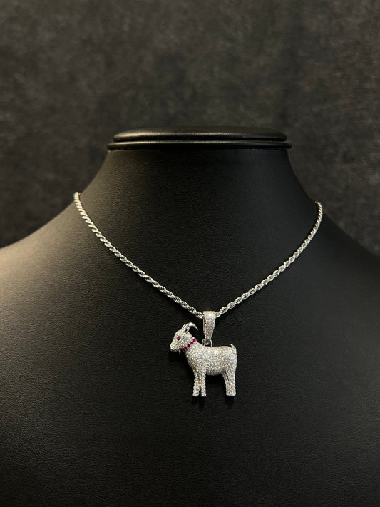 925 ROPE CHAIN + GOAT PENDANT