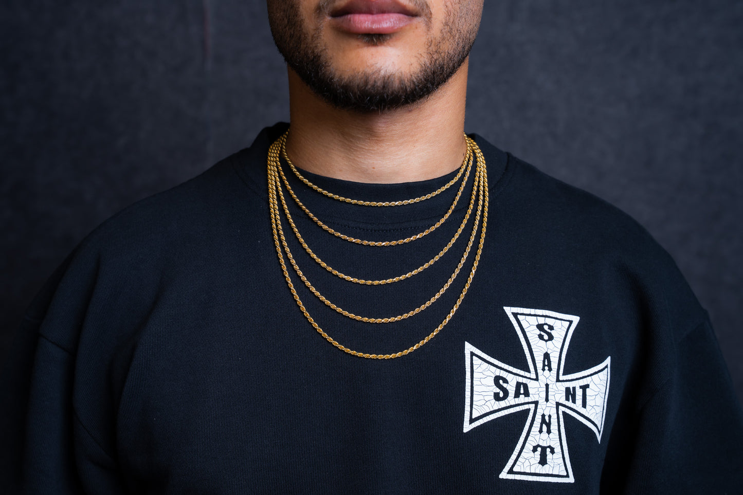 926 YELLOW ROPE CHAIN 2.5MM
