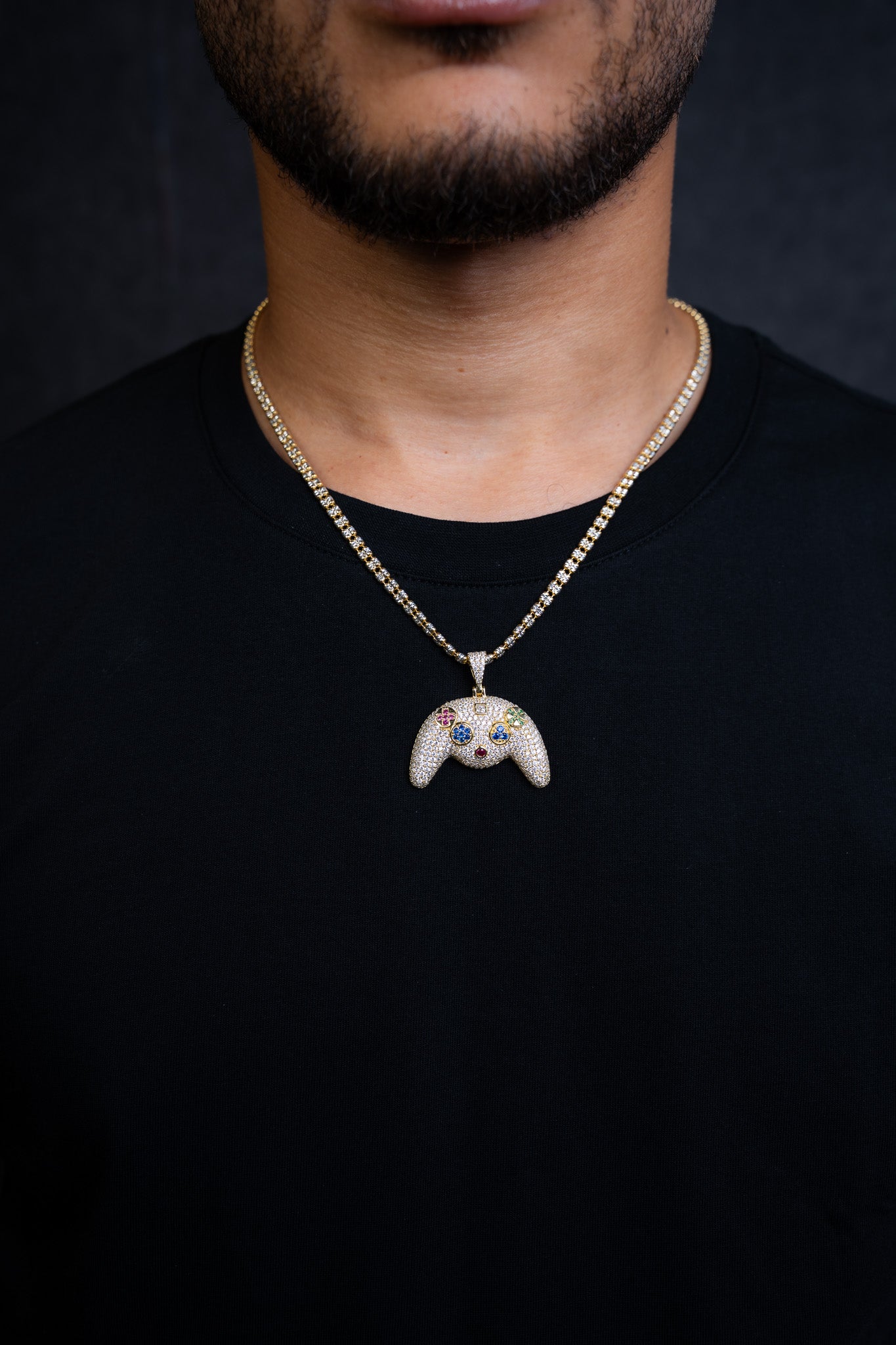 925 GAME PENDANT + ICE CHAIN 2MM