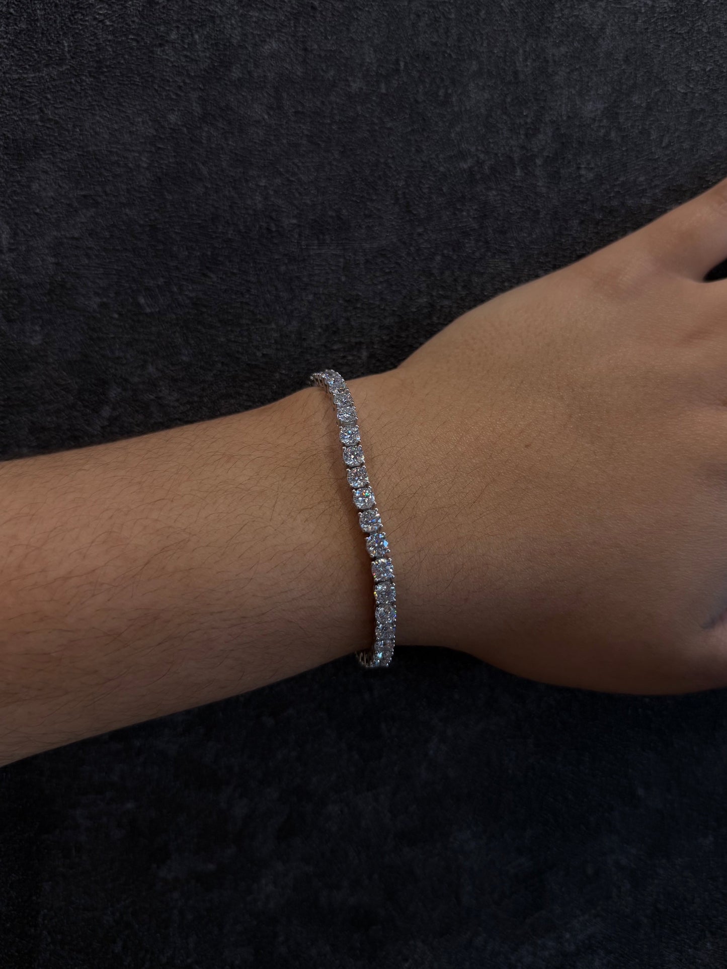 925 MOISSANITE TENNIS BRACELET