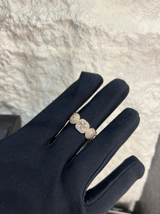 14K FULL CZ RING