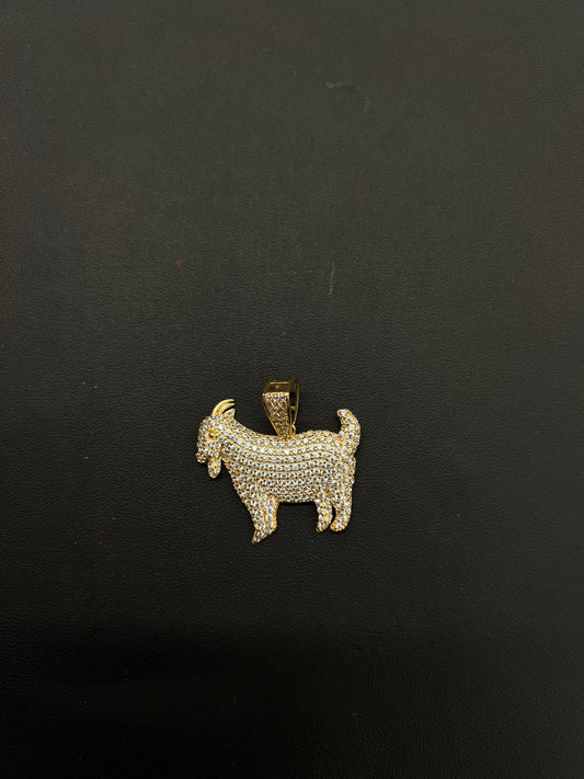 14K GOAT PENDANT