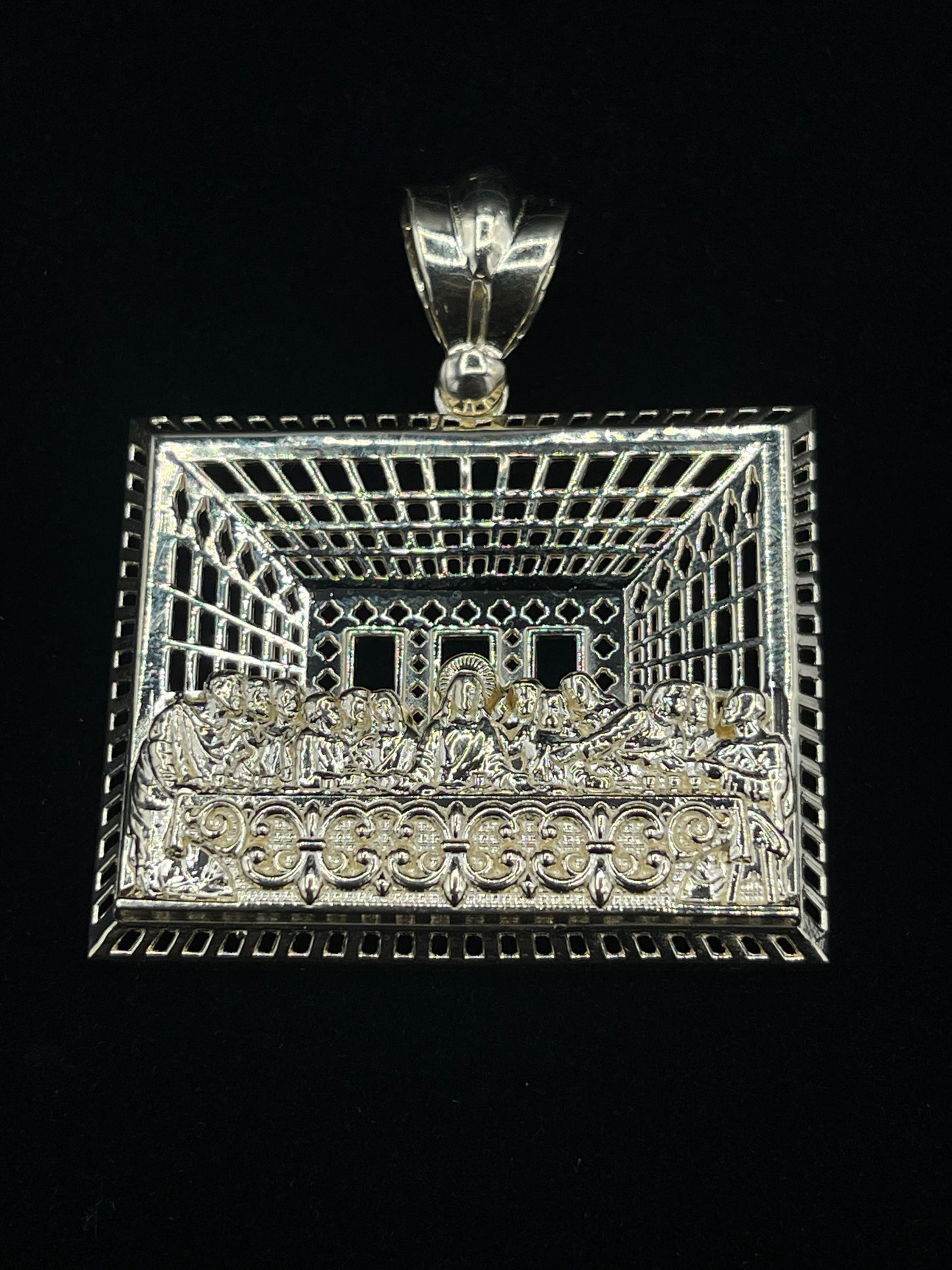 14K Last Supper Pendant 2"