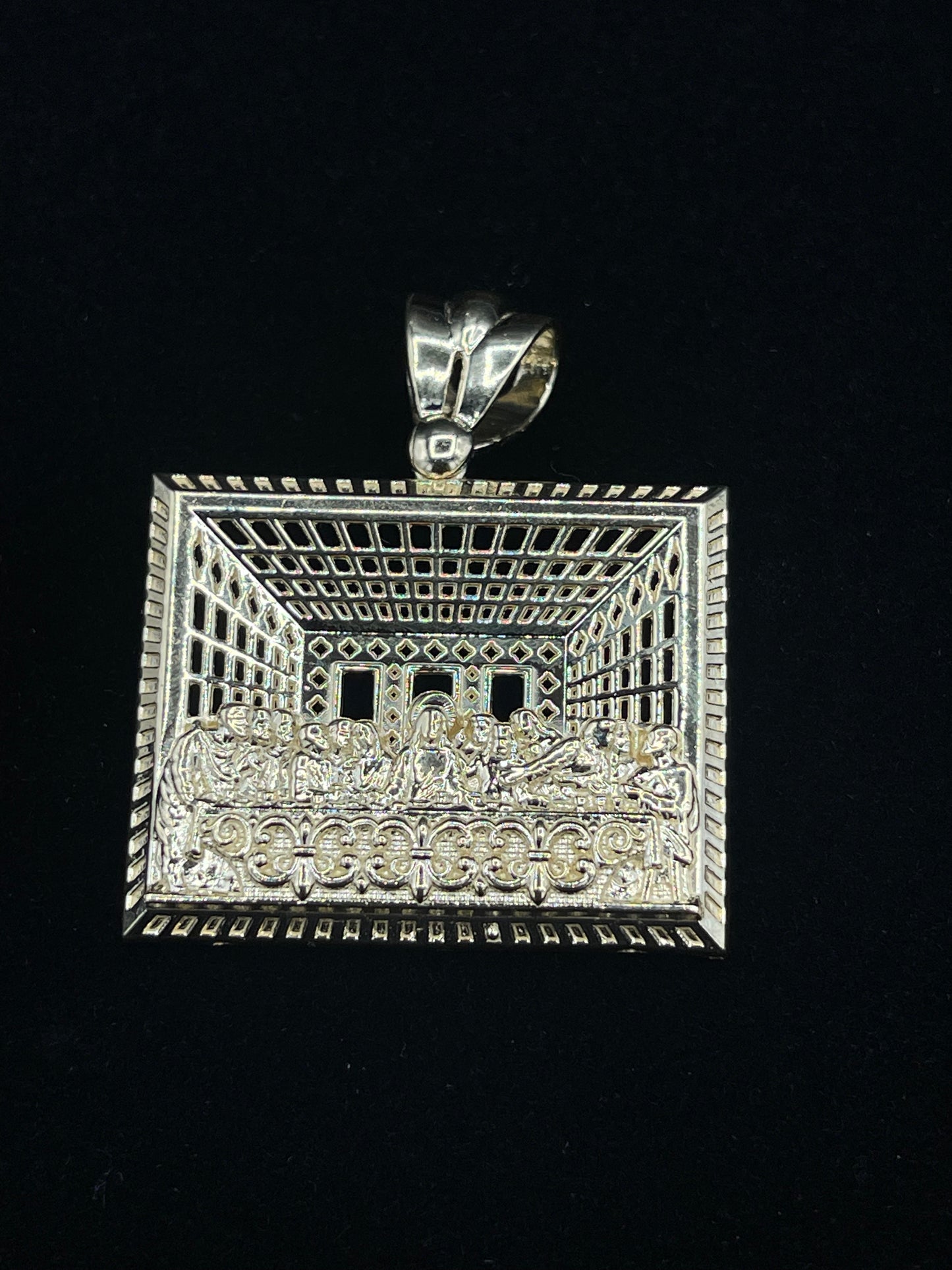 14K Last Supper Pendant 1.5"