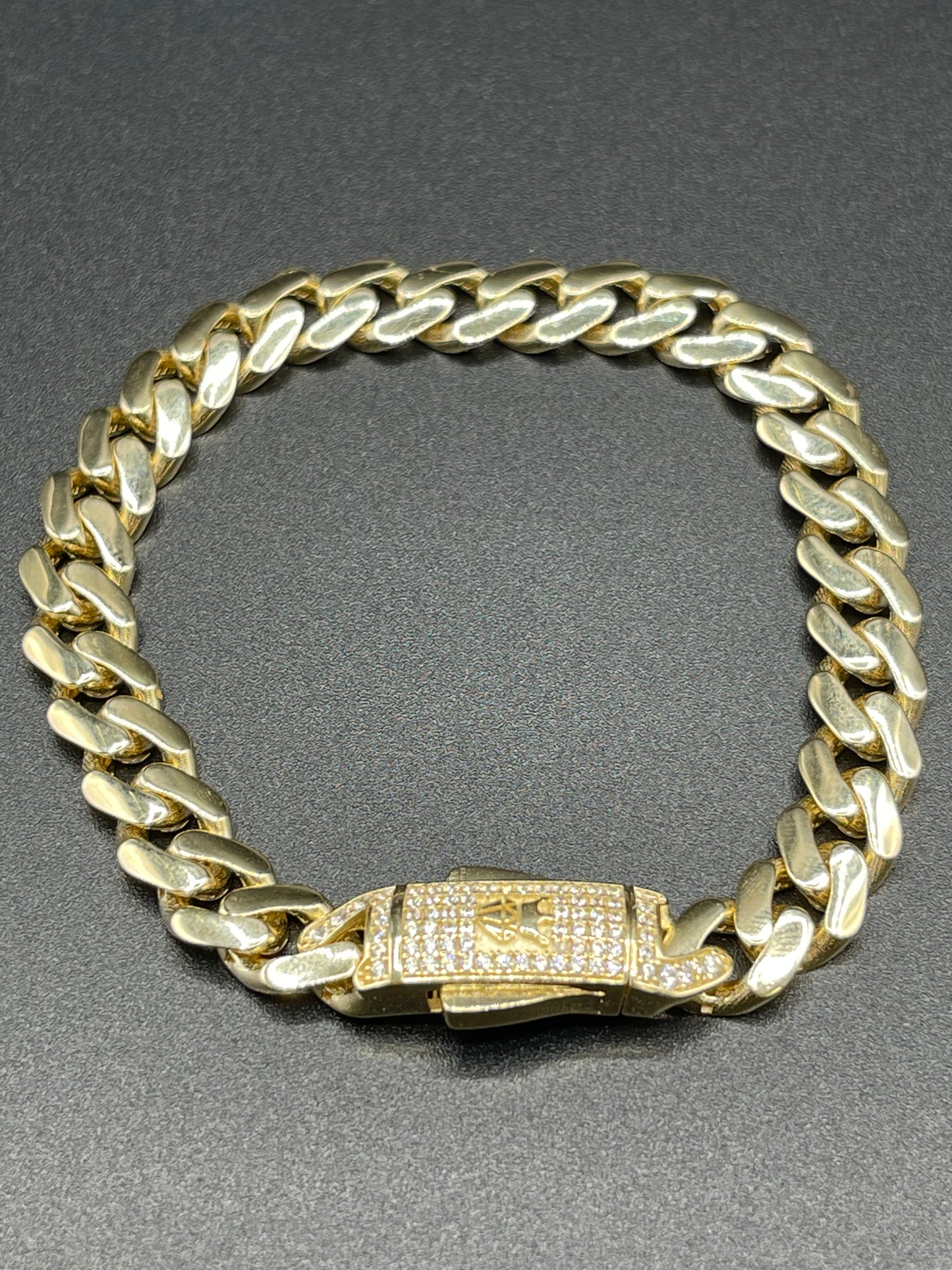 14K Hollow Bracelet 7MM