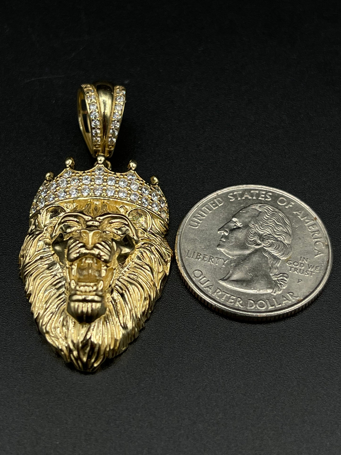 Cz Lion Pendant