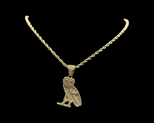 Rope Chain with OWL Pendant