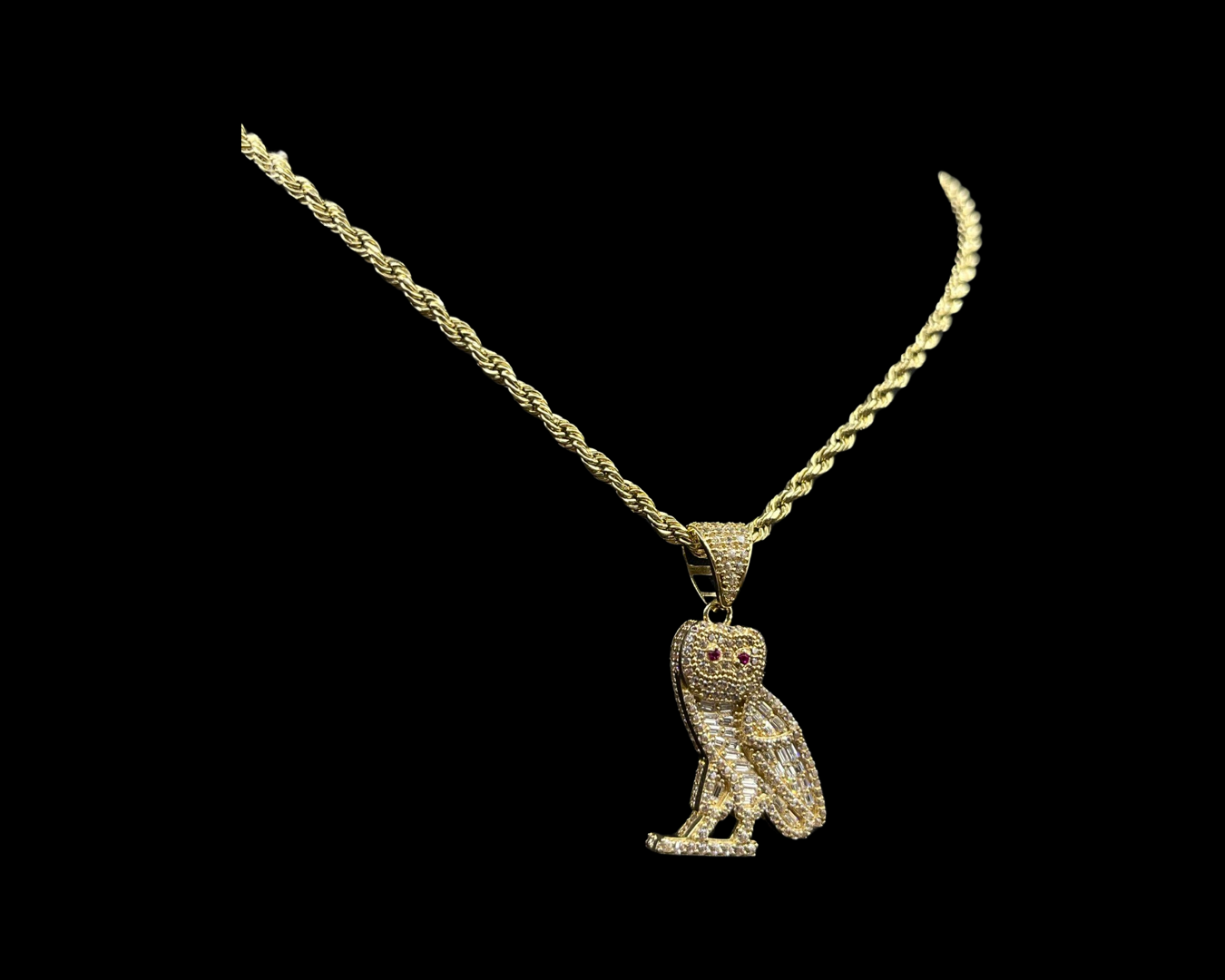 Rope Chain with OWL Pendant