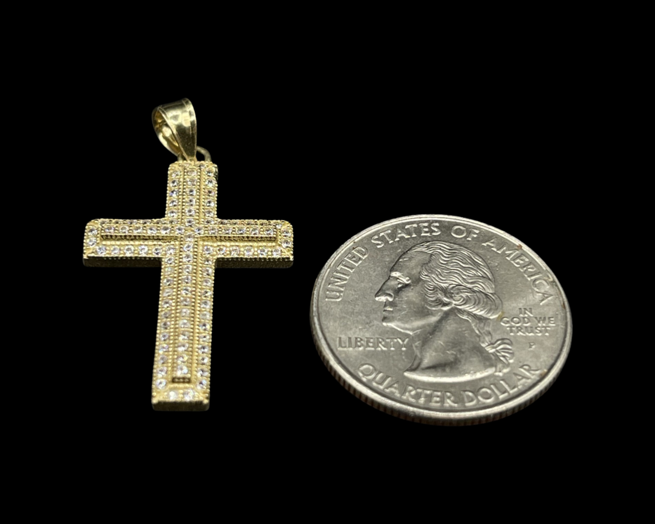 Cz Cross Pendant