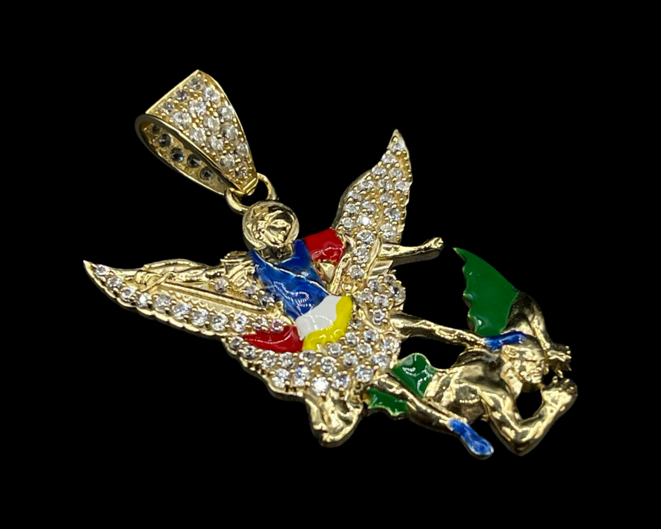 CZ San Miguel Pendant With Enamel