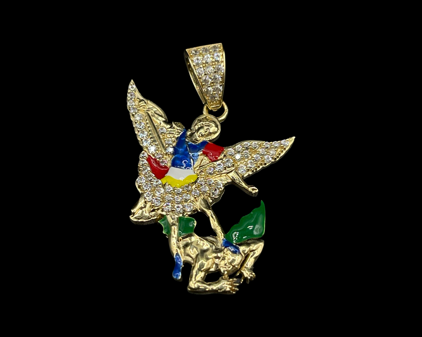 CZ San Miguel Pendant With Enamel